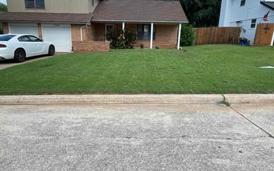 Photo of Anand B.'s yard after getting lawn care in Franklin, IN