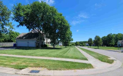 Photo of Jared B.'s yard after getting lawn care in Webster, NY