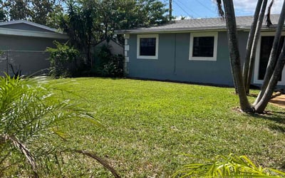Photo of Christy C.'s yard after getting lawn care in Fort Lauderdale, FL