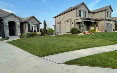 Photo of Richard ( Rick ) R.'s yard after getting lawn care in Raymore, MO