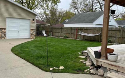 Photo of Bruce C.'s yard after getting lawn care in Grand Haven, MI