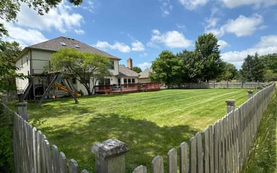 Photo of James J.'s yard after getting lawn care in Naperville, IL