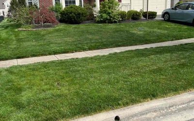 Photo of Paul S.'s yard after getting lawn care in Powell, OH