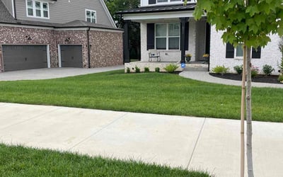 Photo of Erika G.'s yard after getting lawn care in Hendersonville, TN