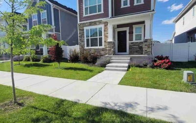Photo of Chanel H.'s yard after getting lawn care in South Jordan, UT