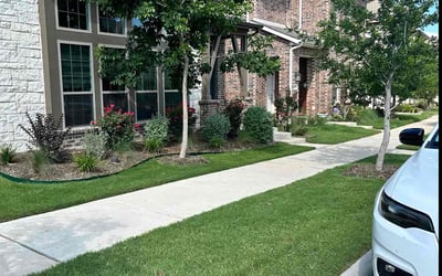 Photo of Youseff F.'s yard after getting lawn care in Argyle, TX