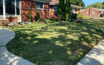 Photo of Roger M.'s yard after getting lawn care in Fraser, MI