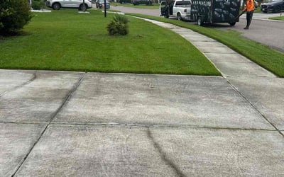 Photo of Laura P.'s yard after getting lawn care in Maryville, TN