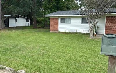 Photo of Brenda H.'s yard after getting lawn care in Lafayette, LA