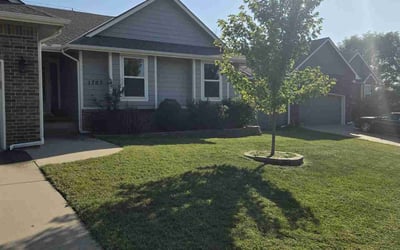 Photo of Marti D.'s yard after getting lawn care in Derby, KS