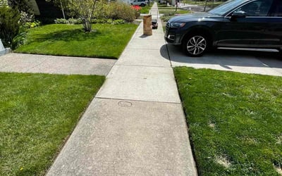 Photo of Kristopher D.'s yard after getting lawn care in Royal Oak, MI