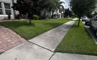 Photo of Ruby W.'s yard after getting lawn care in Winter Garden, FL