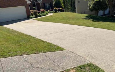 Photo of Angel H.'s yard after getting lawn care in Mableton, GA