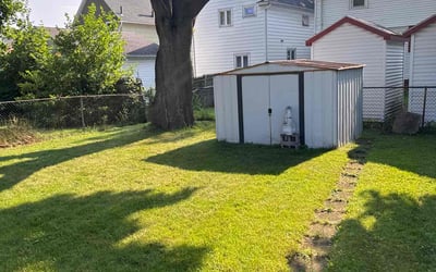 Photo of Marcia M.'s yard after getting lawn care in Geneva, NY