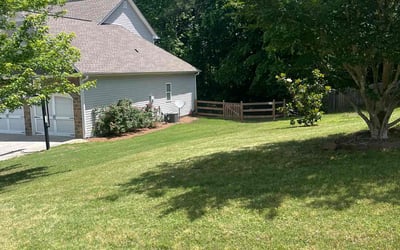 Photo of Melissa P.'s yard after getting lawn care in Dallas, PA