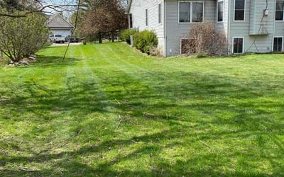 Photo of Mark K.'s yard after getting lawn care in Okemos, MI