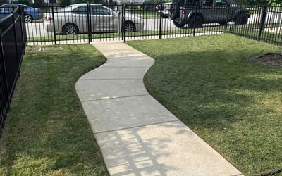 Photo of Courtney T.'s yard after getting lawn care in Wake Forest, NC