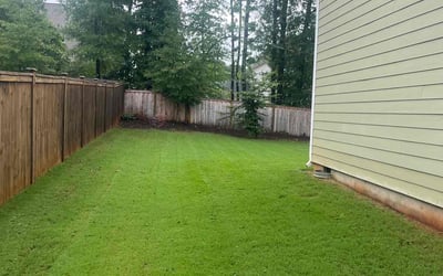 Photo of melonie c.'s yard after getting lawn care in Holly Springs, NC