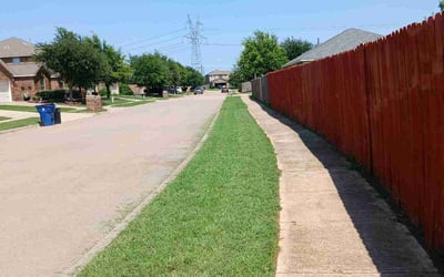 Photo of Mikki M.'s yard after getting lawn care in Brookfield, WI