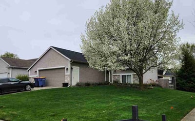 Photo of James G.'s yard after getting lawn care in Greenville, MI