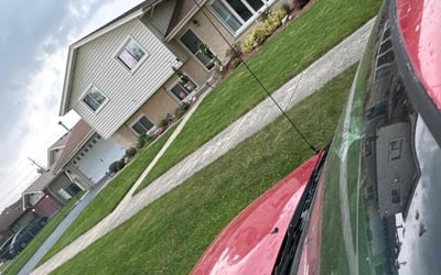 Photo of Felisha D.'s yard after getting lawn care in Orland, IL