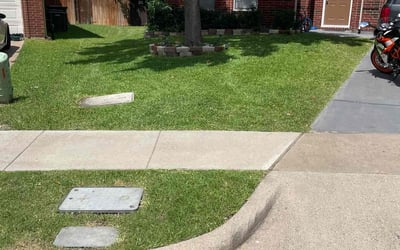 Photo of Cheyenne C.'s yard after getting lawn care in Adairsville, GA