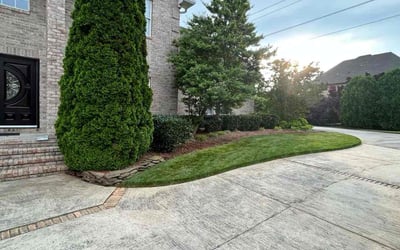 Photo of Duncan H.'s yard after getting lawn care in Burlington, NC