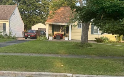 Photo of Linda P.'s yard after getting lawn care in Buffalo, NY