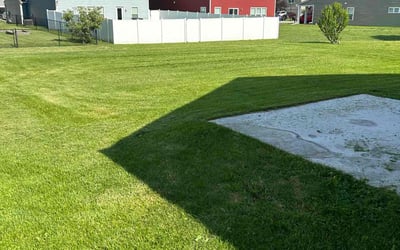 Photo of Raymond J.'s yard after getting lawn care in Shelbyville, IN