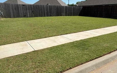 Photo of Phillip L.'s yard after getting lawn care in Jenks, OK