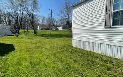 Photo of Melissa R.'s yard after getting lawn care in Ravenna, OH
