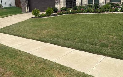 Photo of Rebecca S.'s yard after getting lawn care in Guthrie, OK
