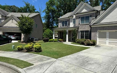 Photo of Frankie H.'s yard after getting lawn care in Bowling Green, KY
