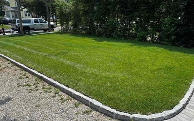 Photo of Kaitlin S.'s yard after getting lawn care in Maplewood, NJ