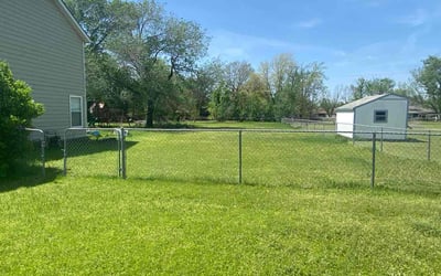 Photo of Marnie R.'s yard after getting lawn care in Collinsville, OK
