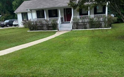 Photo of Catherine C.'s yard after getting lawn care in Farmington, CT