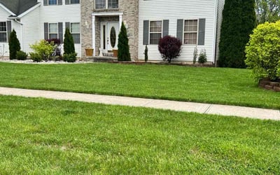 Photo of Jonee M.'s yard after getting lawn care in Bowling Green, OH