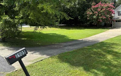 Photo of Janathen C.'s yard after getting lawn care in Forney, TX