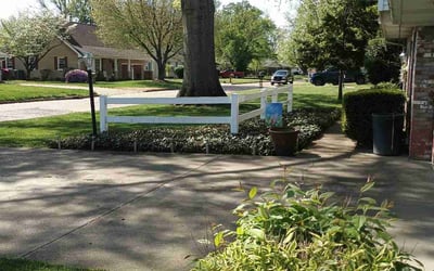 Photo of Amanda M.'s yard after getting lawn care in Evansville, IN