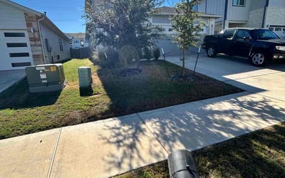 Photo of Hannah F.'s yard after getting lawn care in Hobart, IN