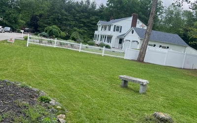 Photo of Ryan W.'s yard after getting lawn care in Bellingham, MA