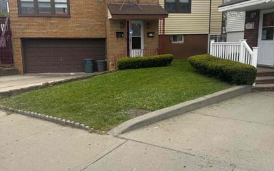 Photo of Darren S.'s yard after getting lawn care in Jersey City, NJ