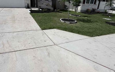 Photo of Katherine P.'s yard after getting lawn care in Georgetown, TX