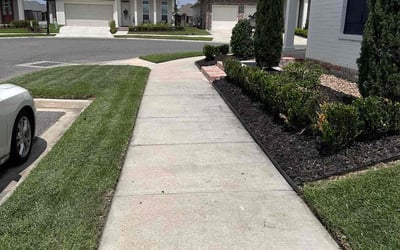 Photo of Sandeep M.'s yard after getting lawn care in Gonzales, LA