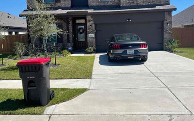 Photo of Jacqueline G.'s yard after getting lawn care in Cleveland, TX