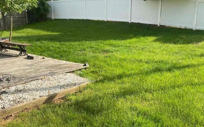 Photo of Pam S.'s yard after getting lawn care in Bensalem, PA