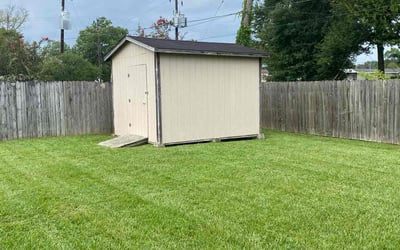 Photo of Tyrone S.'s yard after getting lawn care in Temple, TX