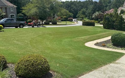 Photo of Jason O.'s yard after getting lawn care in Suwanee, GA