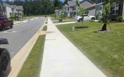 Photo of Ashley D.'s yard after getting lawn care in Fairburn, GA