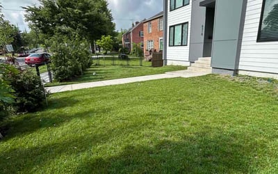 Photo of Traci E.'s yard after getting lawn care in Grand Blanc, MI